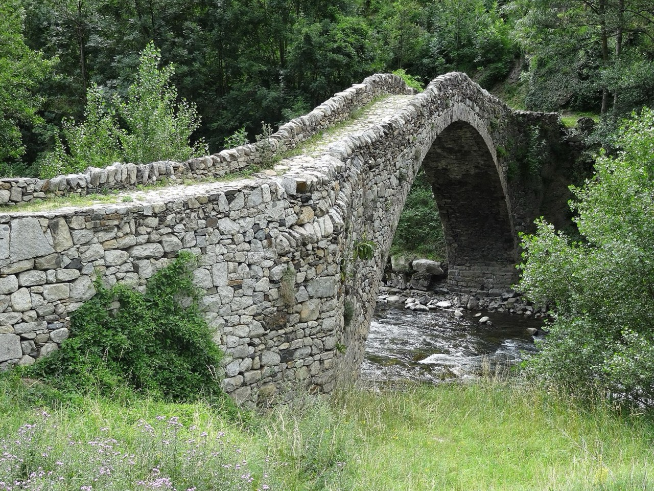Medieval La Margineda Bridge